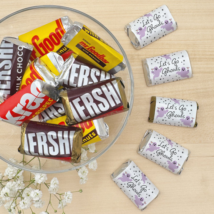 Assorted Hershey®’s Miniatures™, Halloween Party Treats, Personalized Trick-or-Treat Candy, Let&