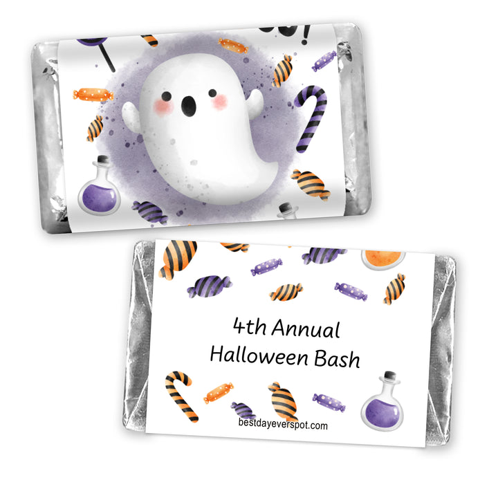 Assorted Hershey®’s Miniatures™, Halloween Party Treats, Personalized Trick-or-Treat Candy, Spooky Icons