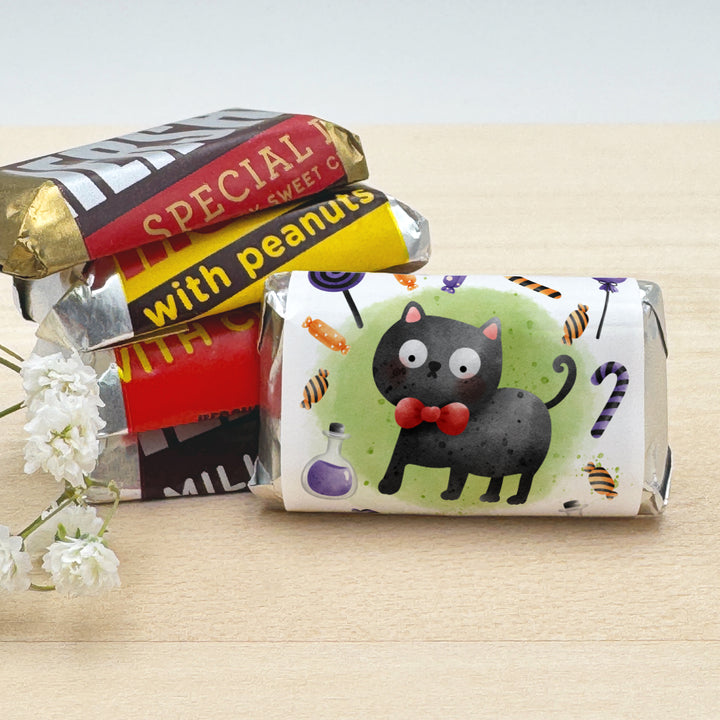 Assorted Hershey®’s Miniatures™, Halloween Party Treats, Personalized Trick-or-Treat Candy, Spooky Icons