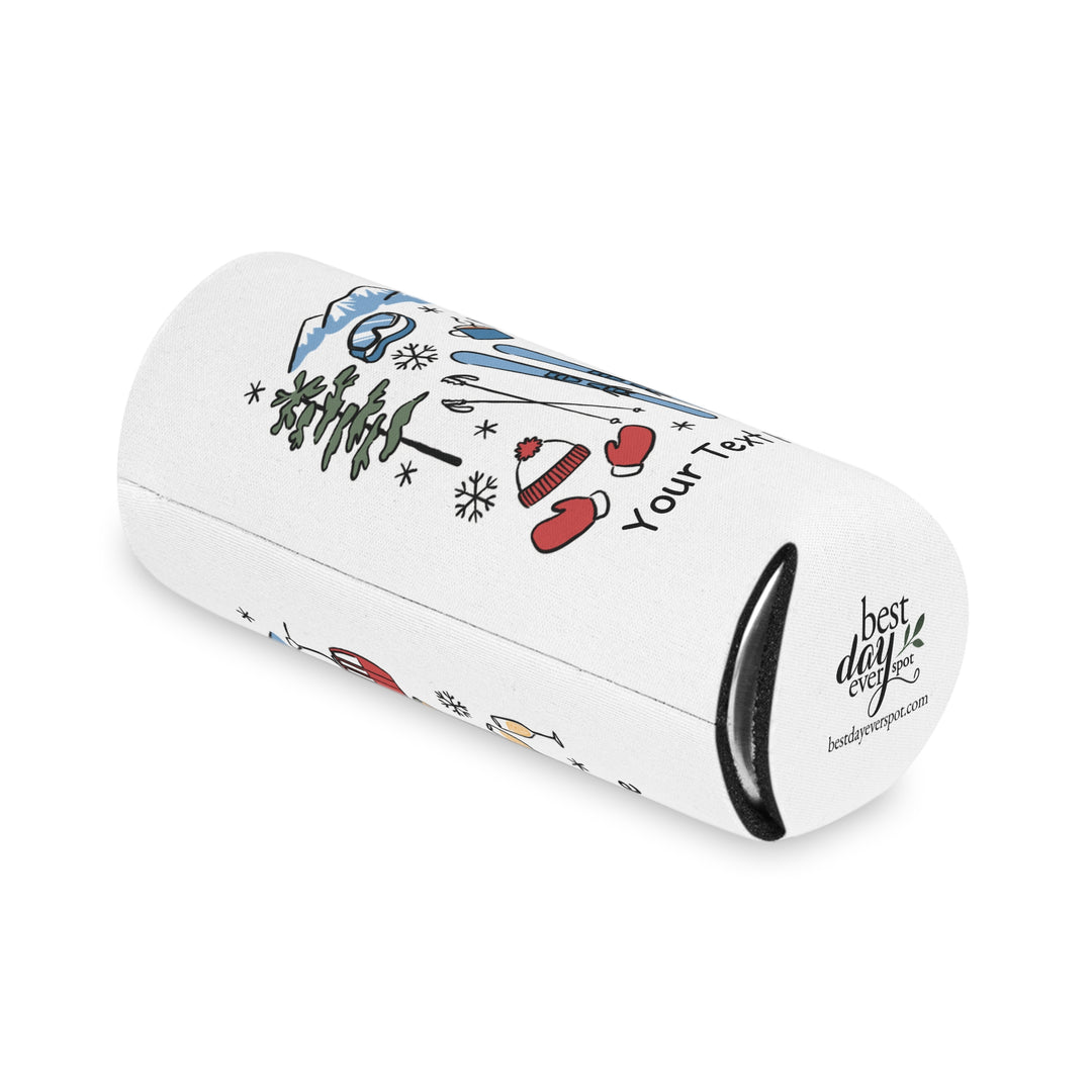 Ski Can Cooler — Personalized Bachelorette Party Can Cooler