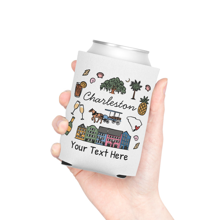 Charleston Can Cooler — Personalized Bachelorette Party Can Cooler