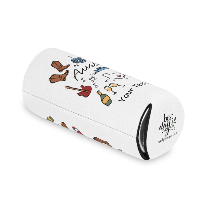 Austin Can Cooler — Personalized Bachelorette Party Can Cooler
