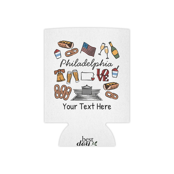 Philadelphia Can Cooler — Personalized Bachelorette Party Can Cooler