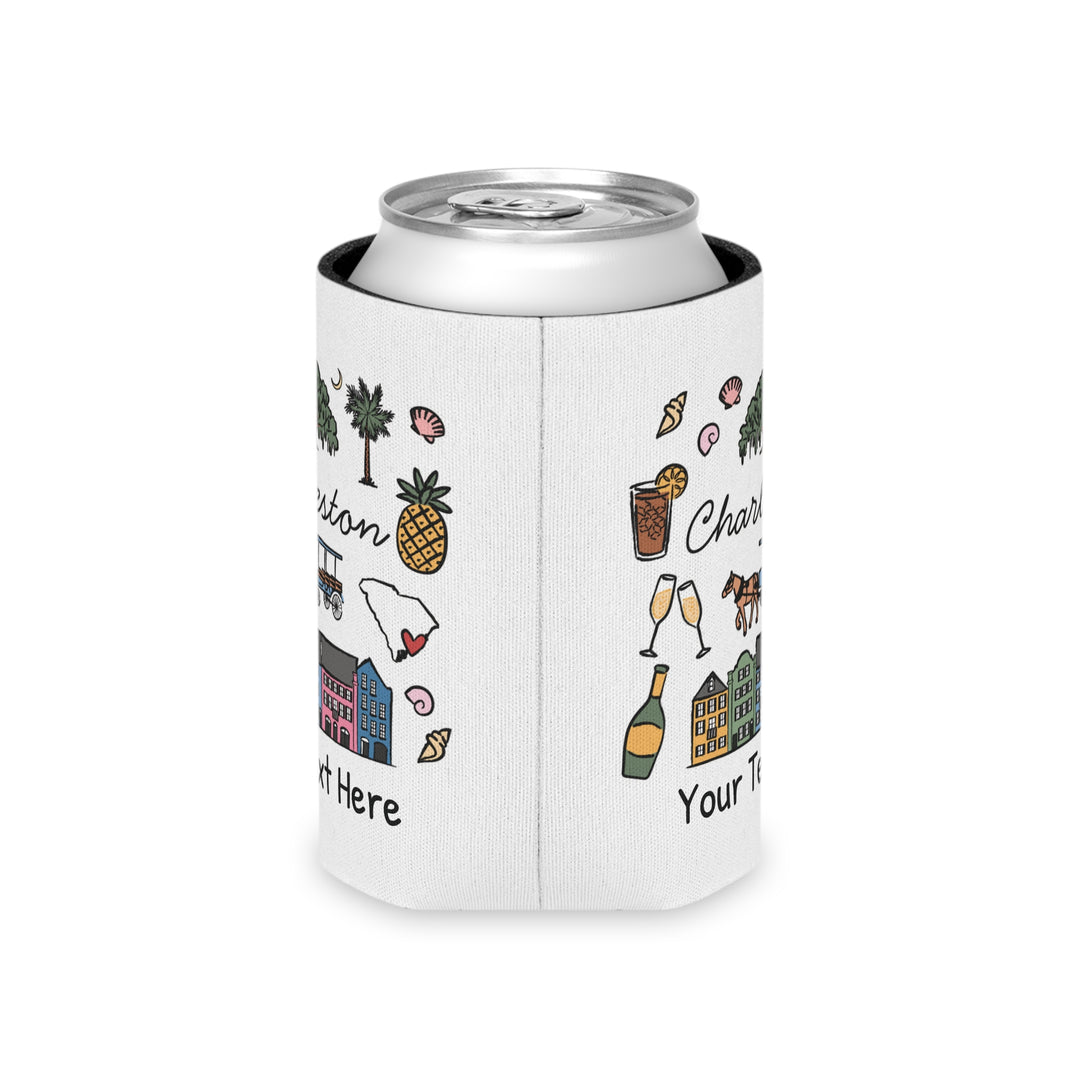 Charleston Can Cooler — Personalized Bachelorette Party Can Cooler