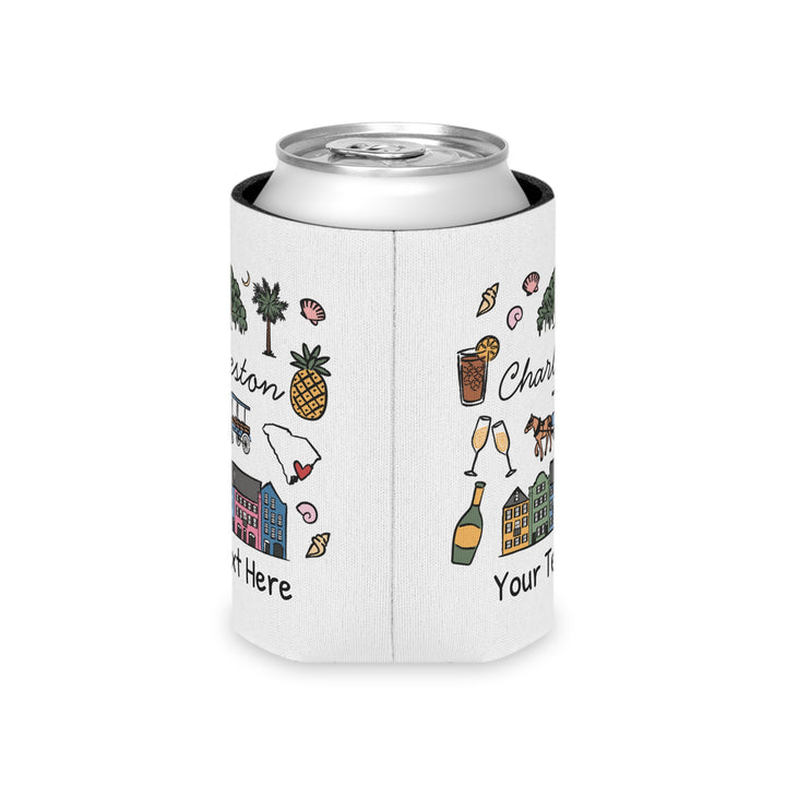 Charleston Can Cooler — Personalized Bachelorette Party Can Cooler