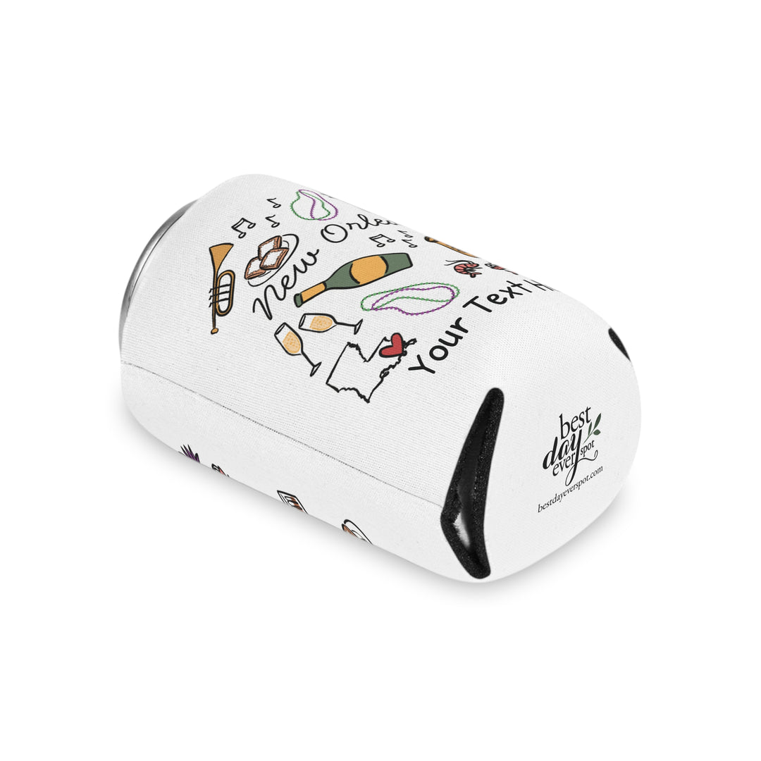 New Orleans Can Cooler — Personalized Bachelorette Party Can Cooler