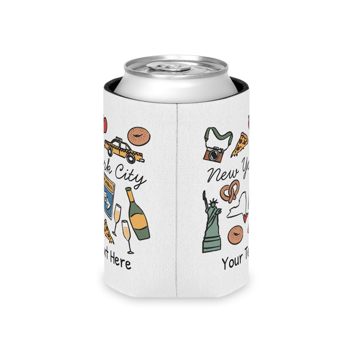 New York City Can Cooler — Personalized Bachelorette Party Can Cooler