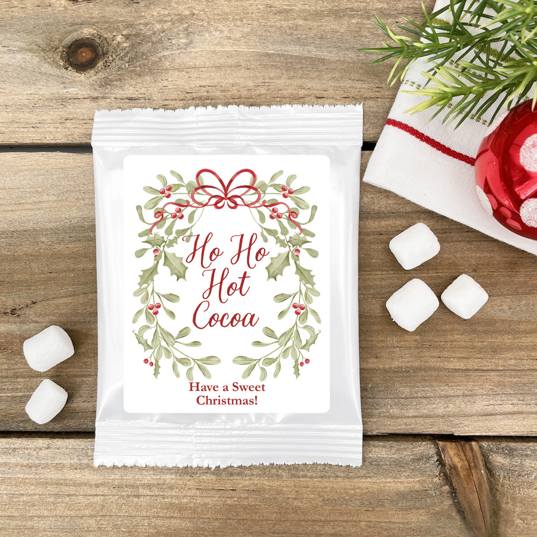 Ho Ho Hot Cocoa, Mistletoe & Bows Hot Chocolate Mix