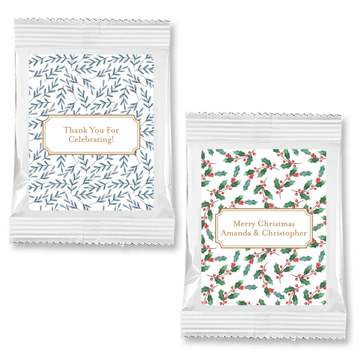 Christmas Hot Chocolate Favor & Gift, Winter Patterns