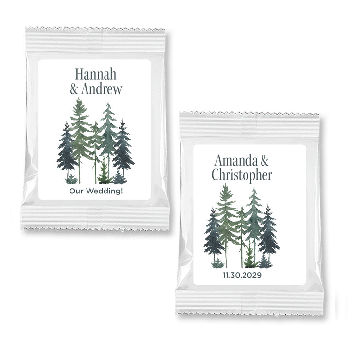 Watercolor Pine Trees Hot Chocolate Mix