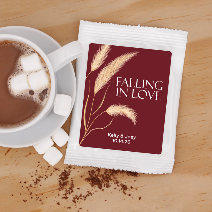 Hot Cocoa Wedding Favors, Wedding Favor Cocoa, Harvest Grass Hot Chocolate