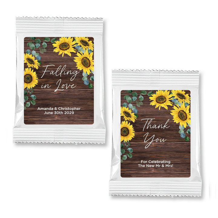 Hot Cocoa Wedding Favors, Wedding Favor Cocoa, Rustic Sunflower Themed Hot Chocolate