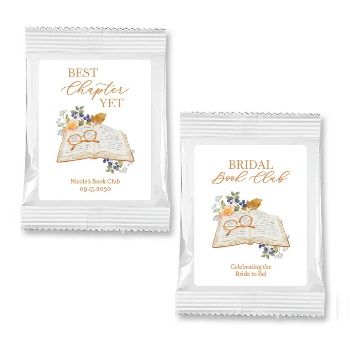 Cocoa Bridal Shower Favors, One for the Books, Book Theme Party