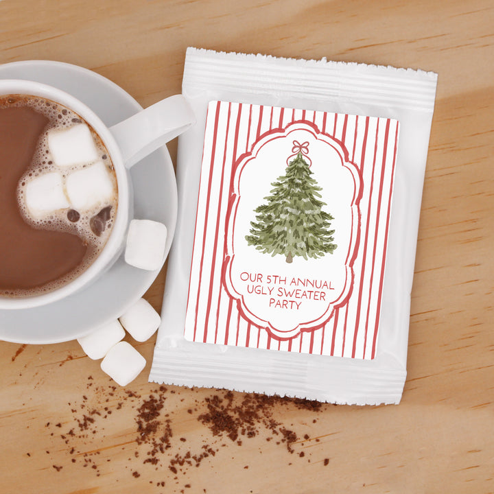 Christmas Tree Stripe, Hot Chocolate Mix