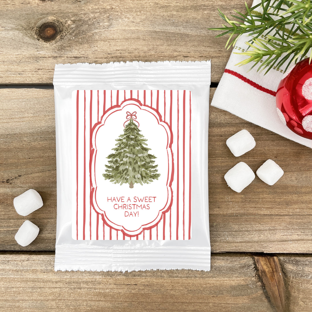 Christmas Tree Stripe, Hot Chocolate Mix