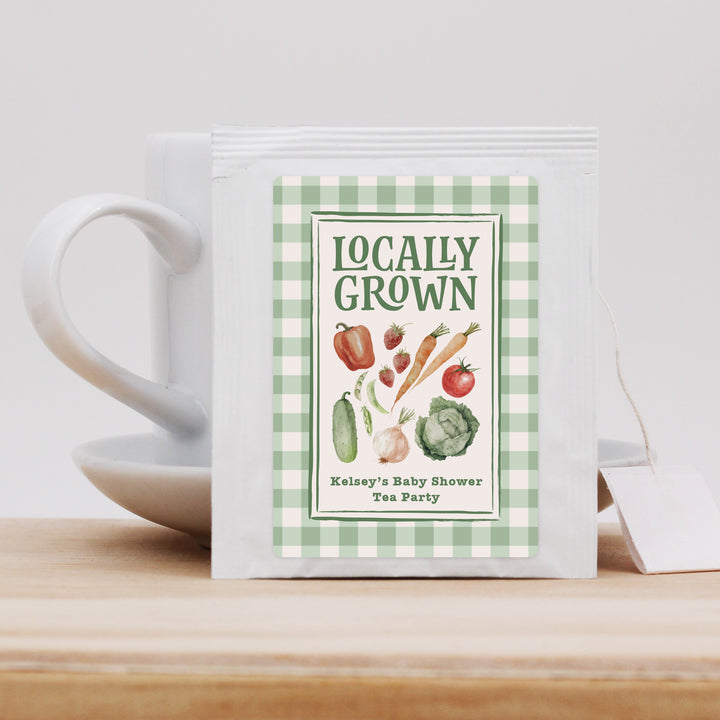 Locally Grown, Baby Shower Tea Bags