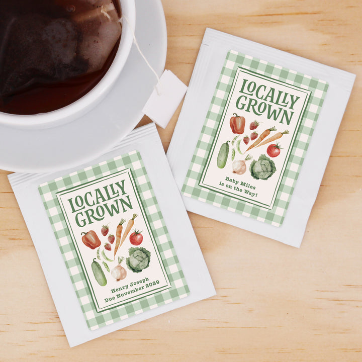 Locally Grown, Baby Shower Tea Bags