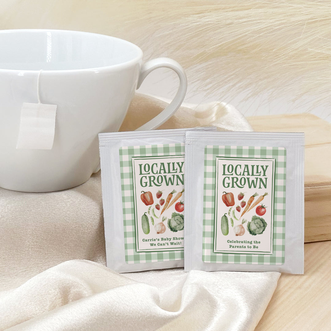 Locally Grown, Baby Shower Tea Bags