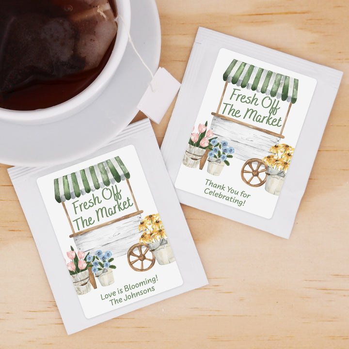 Fresh Off the Market, Bridal Shower Tea Bags