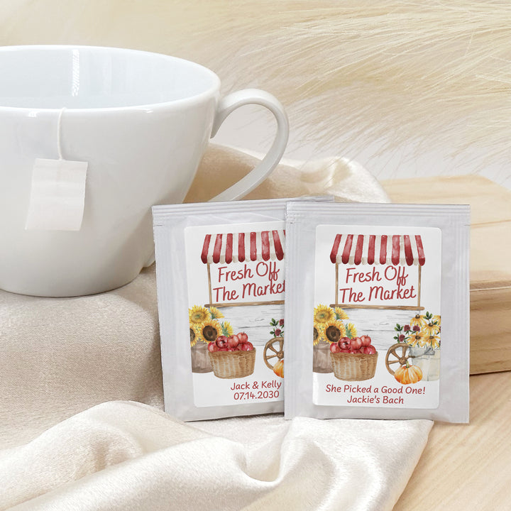 Fall Fresh Off the Market, Bridal Shower Tea Bags