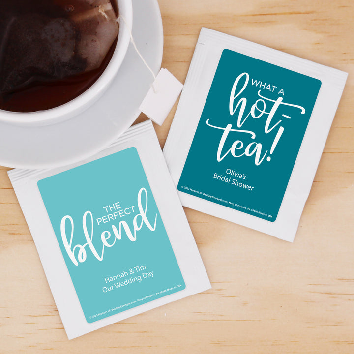 Wedding Favor Tea, Tea-rific Couple, The Perfect Blend, Wedding Favors, Bridal Shower Tea Party, Let's Par-Tea Party Favors