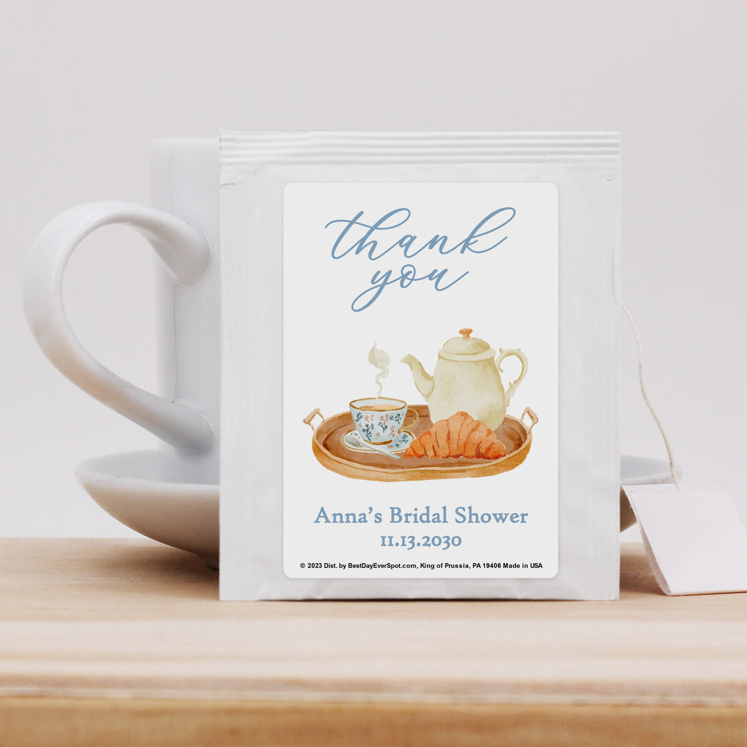 Bridal Shower Tea Favors, Wedding Favor Tea, Bridal Shower Tea Tray, Personalized Tea