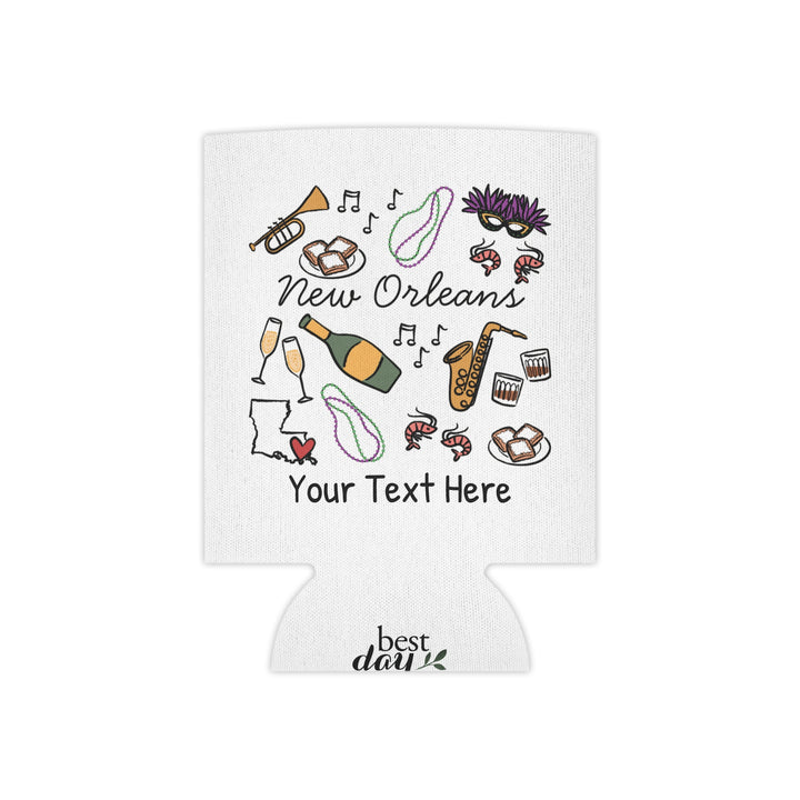 New Orleans Can Cooler — Personalized Bachelorette Party Can Cooler