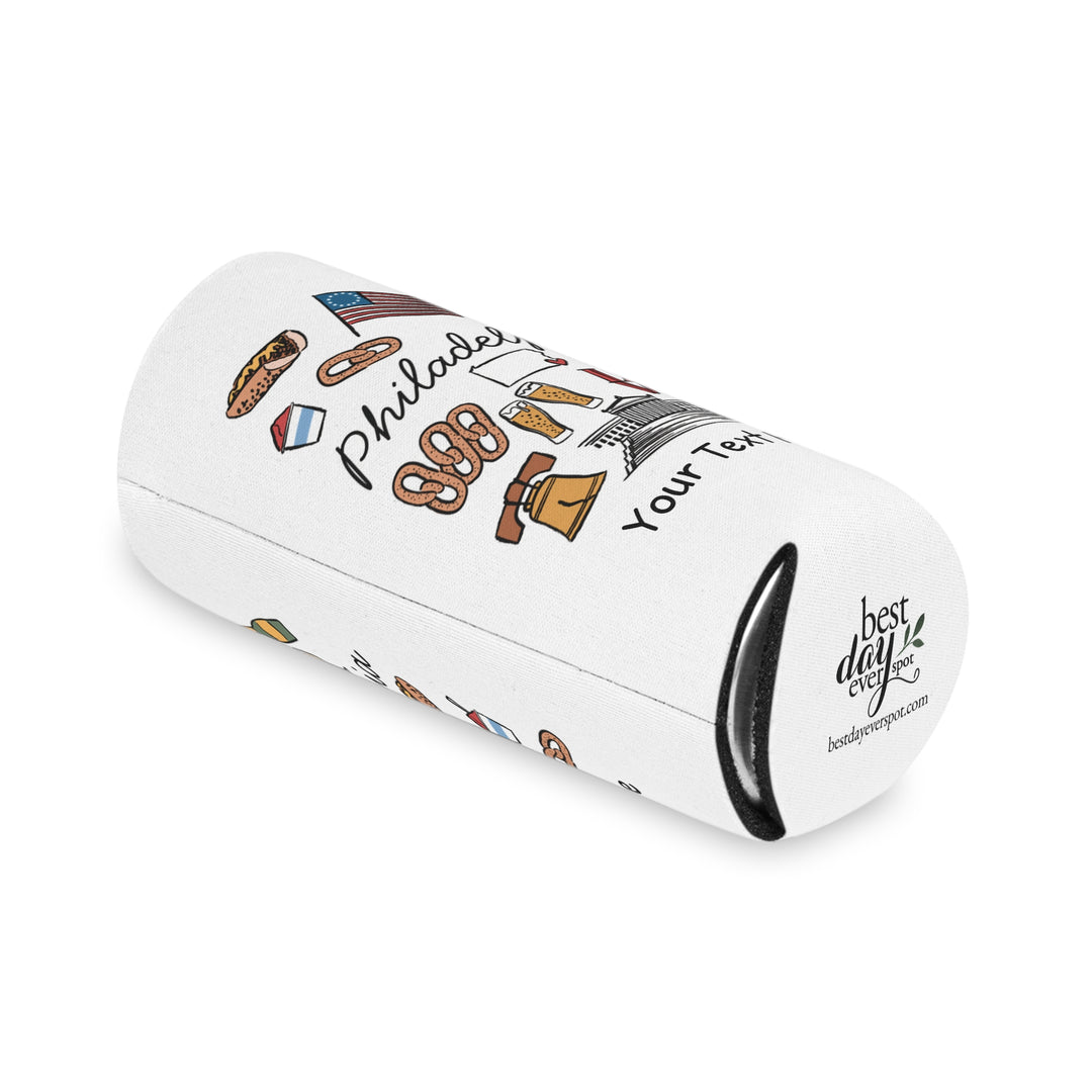 Philadelphia Can Cooler — Personalized Bachelorette Party Can Cooler