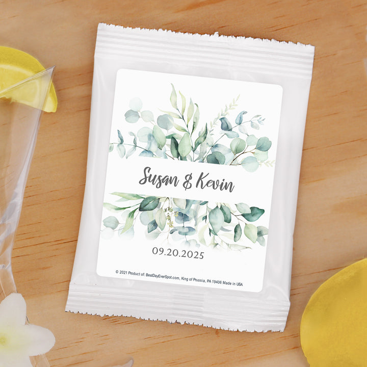 Lemonade Wedding Favors, Bridal Shower Favors, Eucalyptus Bridal Favors