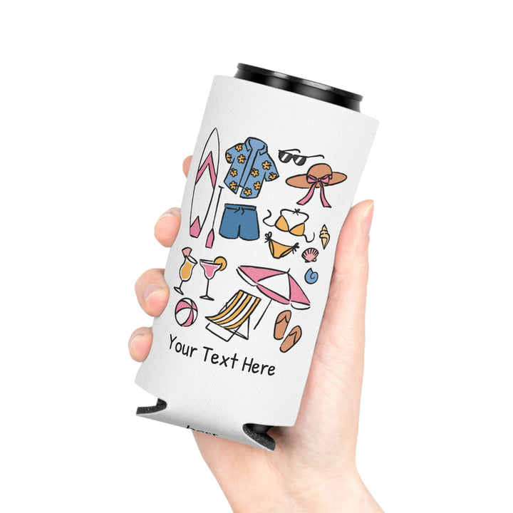 Beach Can Cooler — Personalized Bachelorette Party Can Cooler