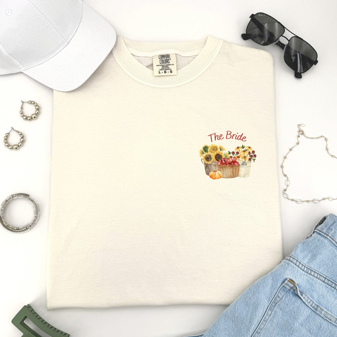 Fall Fresh Off the Market Bridal Shower, Bridal Shower Shirt, Two-Sided Design, T-Shirt