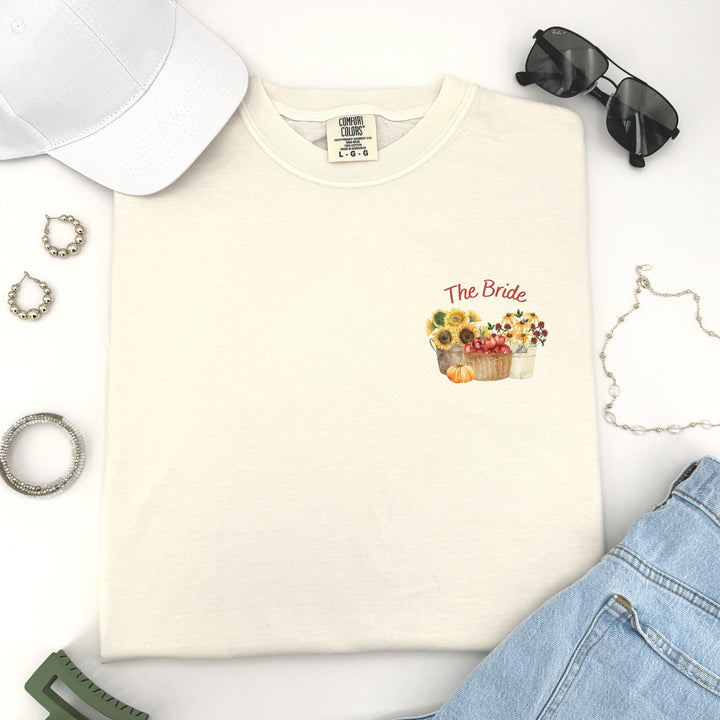 Fall Fresh Off the Market Bridal Shower, Bridal Shower Shirt, Two-Sided Design, T-Shirt