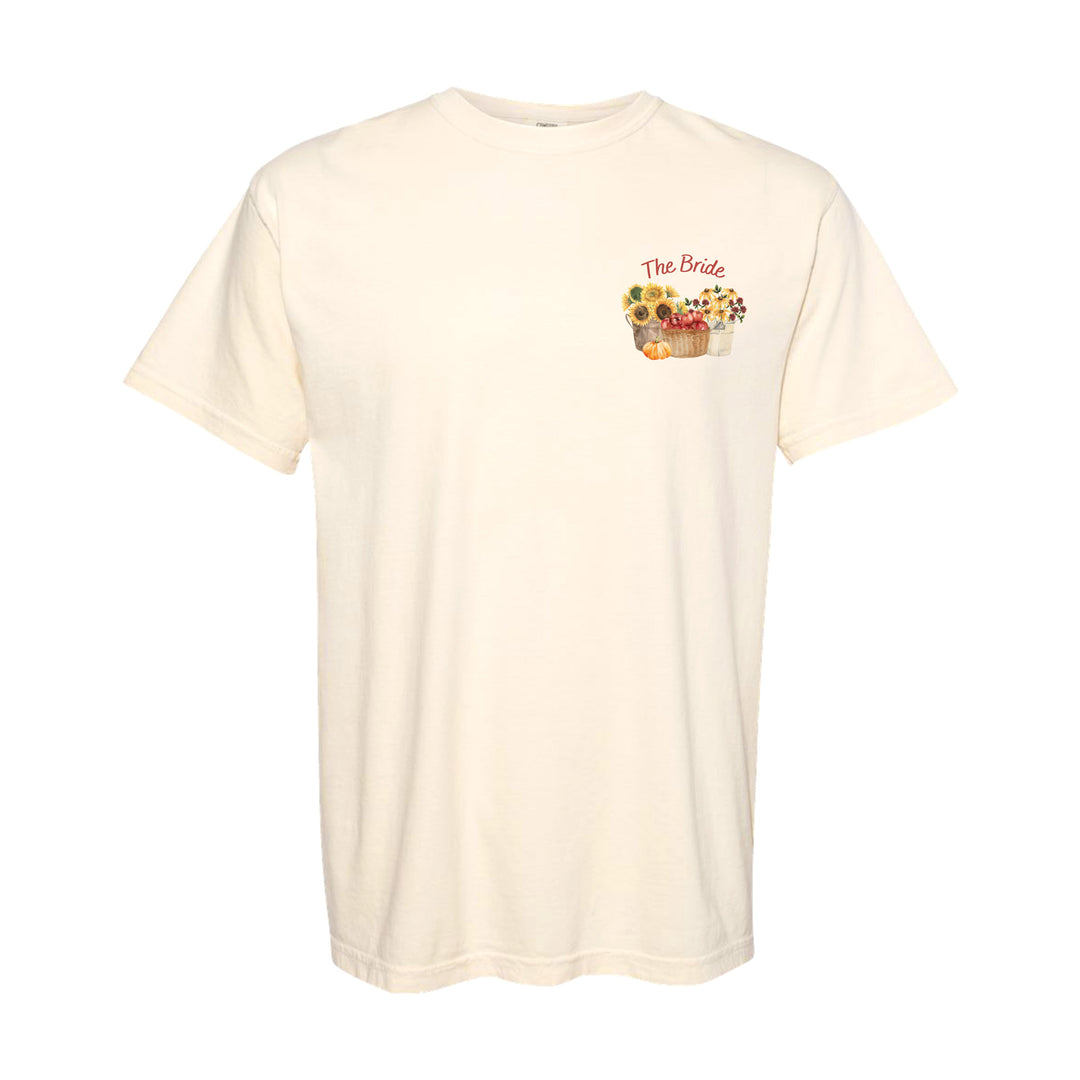 Fall Fresh Off the Market Bridal Shower, Bridal Shower Shirt, Two-Sided Design, T-Shirt