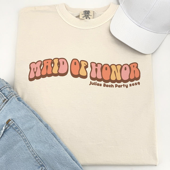 Retro Bride Shirt, Wife of the Party, Bridesmaid Gift, T-Shirt