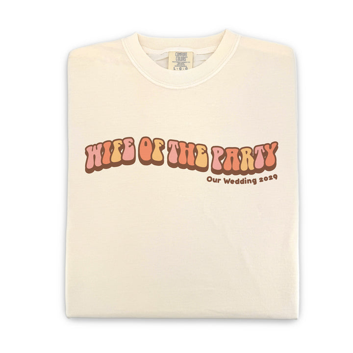 Retro Bride Shirt, Wife of the Party, Bridesmaid Gift, T-Shirt