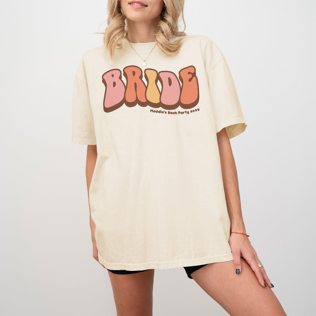 Retro Bride Shirt, Wife of the Party, Bridesmaid Gift, T-Shirt