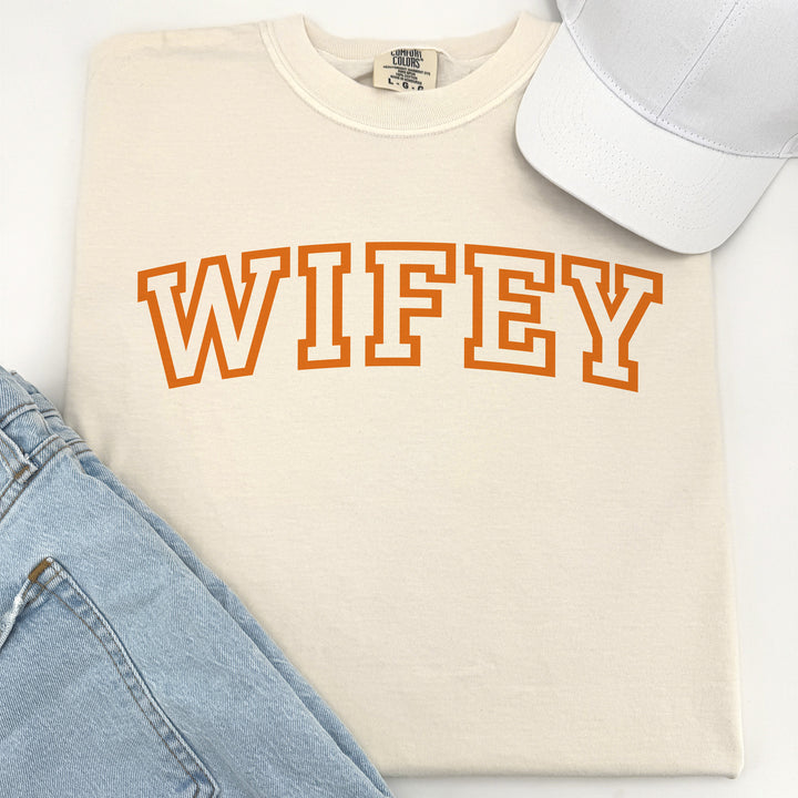 Collegiate Bride Shirt, Wifey, The Mrs, T-Shirt