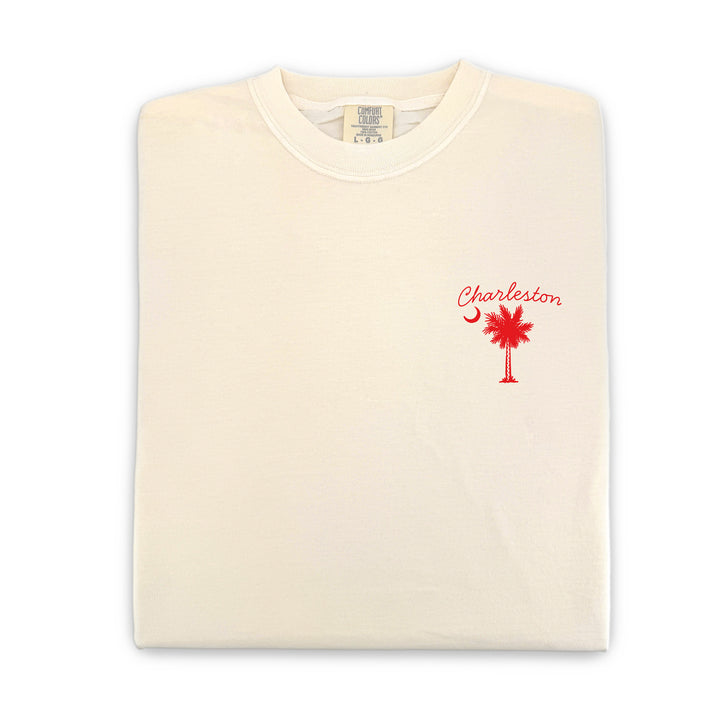 Charleston Bachelorette Doodle, Girls Trip Tee, Two-Sided Design, T-Shirt