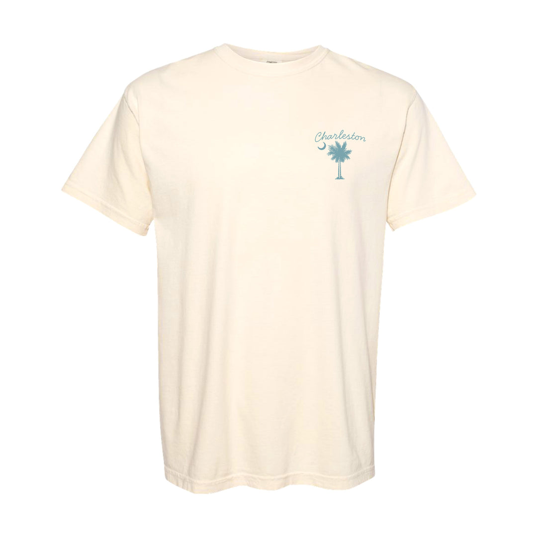 Charleston Bachelorette Doodle, Girls Trip Tee, Two-Sided Design, T-Shirt