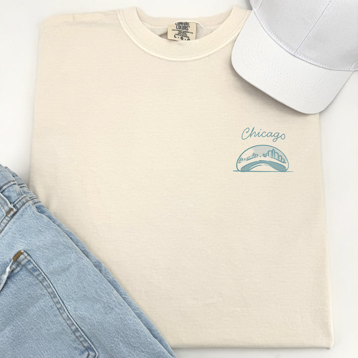 Chicago Bachelorette Doodle, Girls Trip Tee, Two-Sided Design, T-Shirt