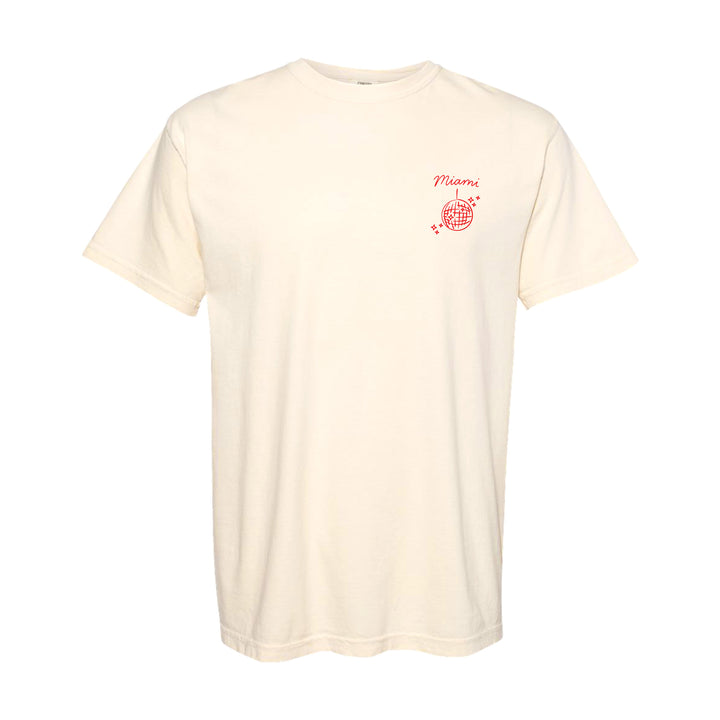 Miami Bachelorette Doodle, Girls Trip Tee, Two-Sided Design, T-Shirt