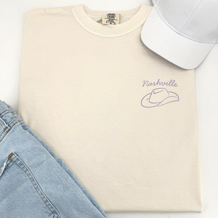 Nashville Bachelorette Doodle, Girls Trip, Two-Sided Design, T-Shirt