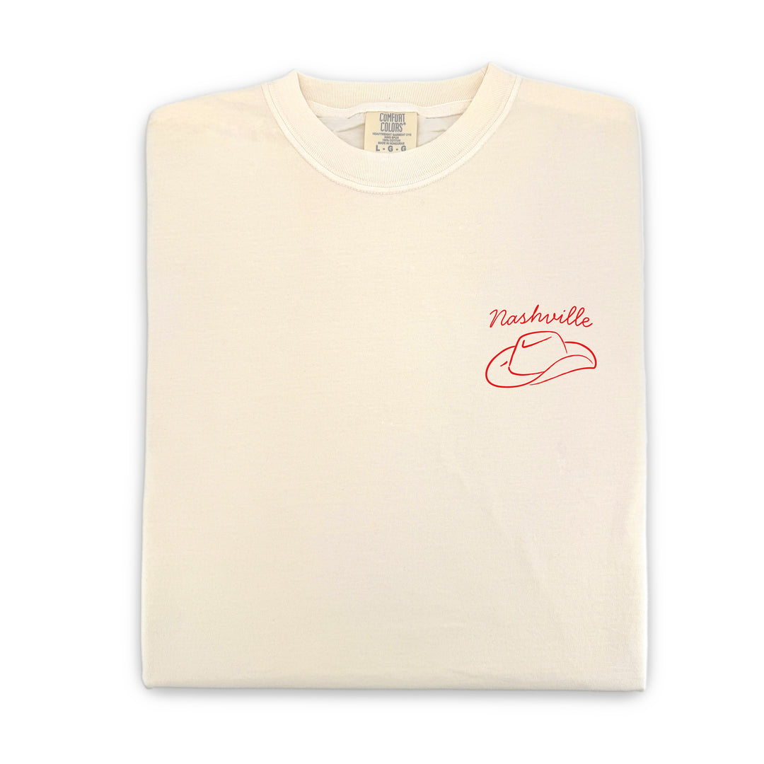 Nashville Bachelorette Doodle, Girls Trip, Two-Sided Design, T-Shirt