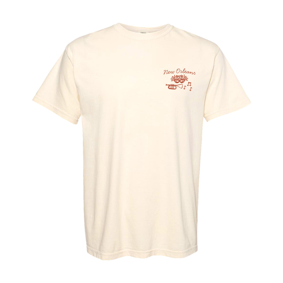 New Orleans Bachelorette Doodle, Girls Trip Tee, Two-Sided Design, T-Shirt