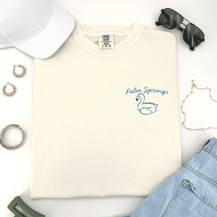 Palm Springs Bachelorette Doodle, Girls Trip Tee, Two-Sided Design, T-Shirt