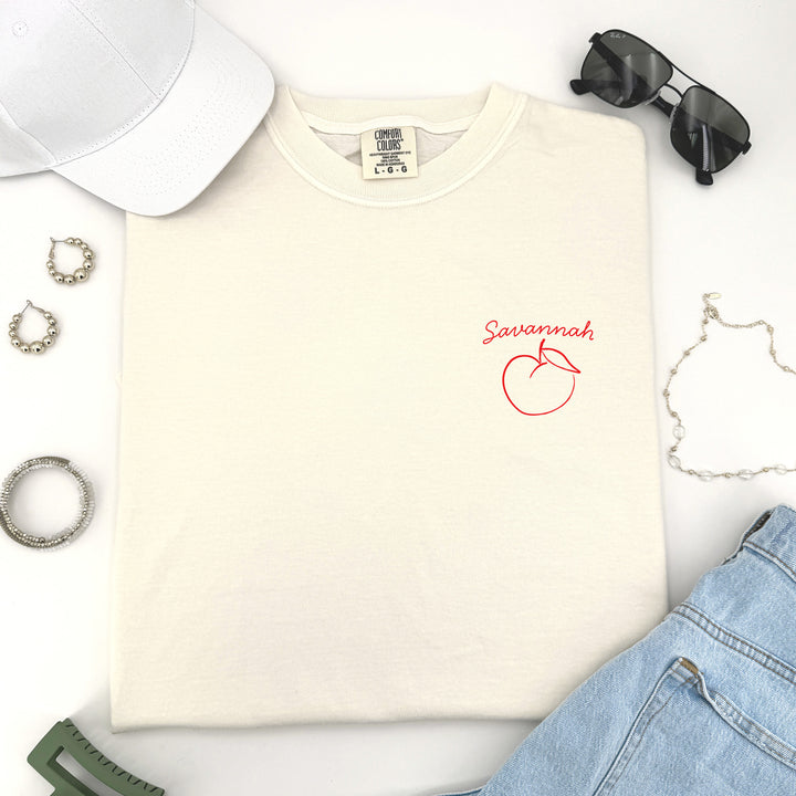 Savannah Bachelorette Doodle, Girls Trip Tee, Two-Sided Design, T-Shirt