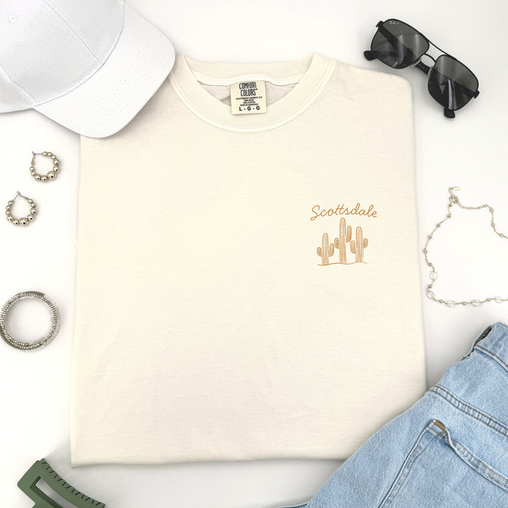Scottsdale Bachelorette Doodle, Girls Trip Tee, Two-Sided Design, T-Shirt