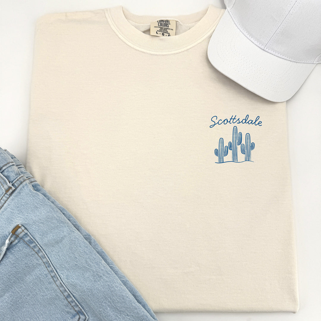 Scottsdale Bachelorette Doodle, Girls Trip Tee, Two-Sided Design, T-Shirt