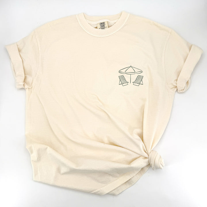 Beach Bachelorette Doodle, Girls Trip, Two-Sided Design, T-Shirt