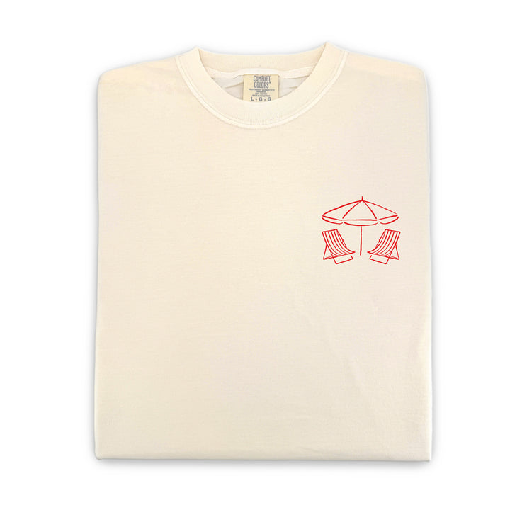 Beach Bachelorette Doodle, Girls Trip, Two-Sided Design, T-Shirt